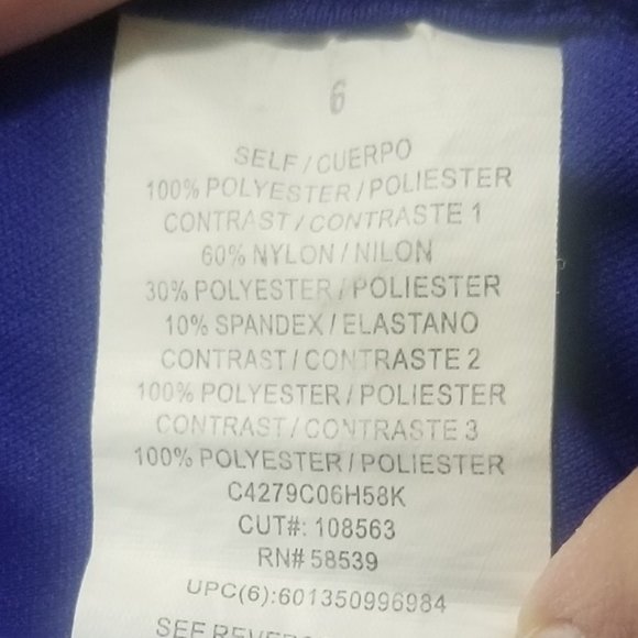 glittering deep blue girls dress, gorgeous! - Picture 5 of 8